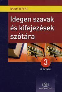 bakos ferenc idegen szavak és kifejezések szótára