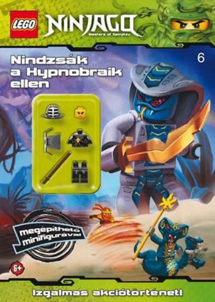 LEGO 6. - Nindzsák a Hypnobraik ellen - Ninjago - minifigurás foglalkoztató