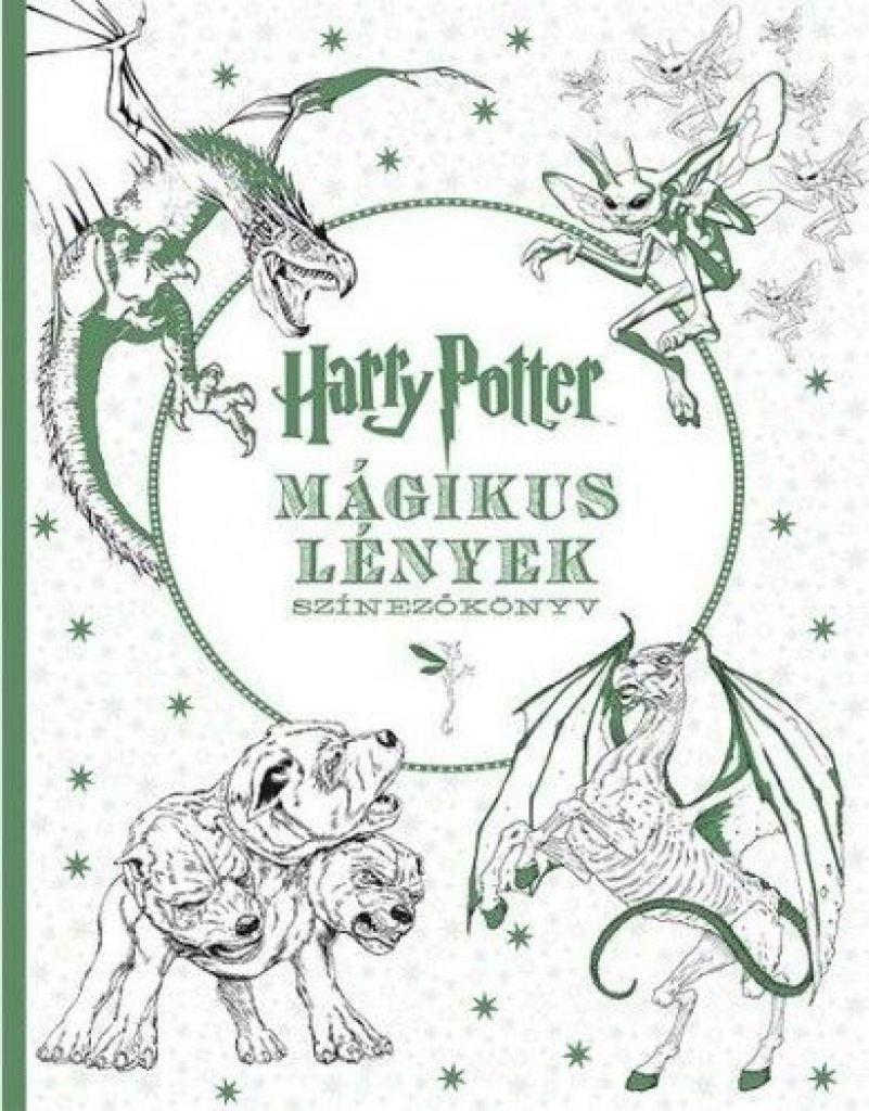 Harry Potter Mágikus lények - színezőkönyv