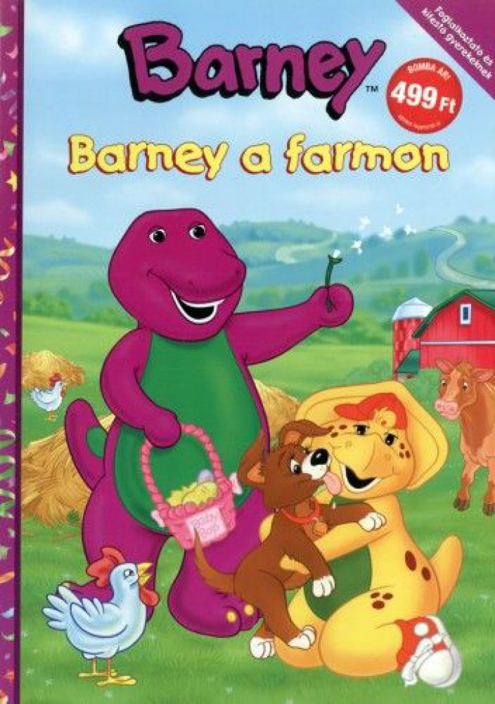Barney a farmon - Foglalkoztató és kifestő gyerekeknek