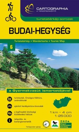 Budai-hegység turistatérkép 1: 25 000