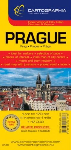 Prága várostérkép