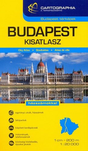 Budapest kis-autóatlasz 1:20 000