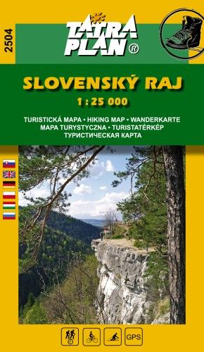 TP2504 Szlovák Paradicsom turistatérkép 1:25000