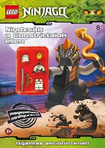 LEGO 8. - Nindzsák a Constrictaiok ellen - Ninjago - minifigurás foglalkoztató