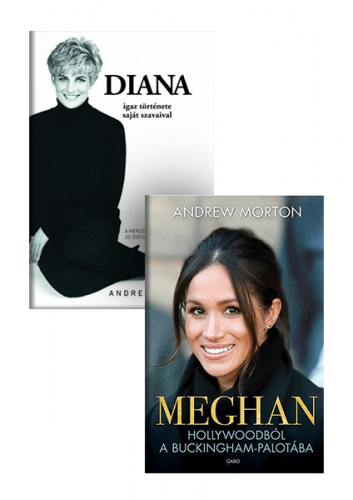 Andrew Morton: Diana igaz története + Meghan - könyvcsomag