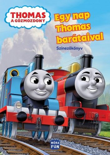 Thomas a gőzmozdony - Egy nap Thomas barátaival - Színezőkönyv