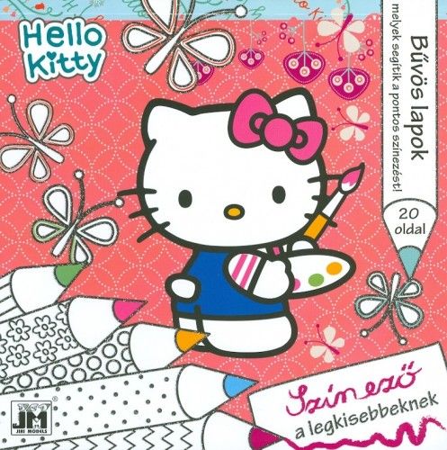 Hello Kitty - 20x20 csillám színező