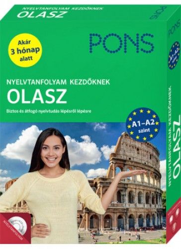 PONS Nyelvtanfolyam kezdőknek - Olasz (könyv+CD)