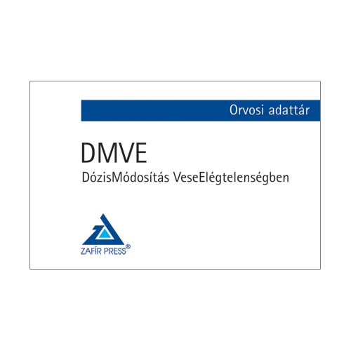 DMVE – DózisMódosítás VeseElégtelenségben - Orvosi adattár