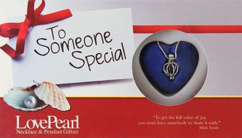 Igazgyöngy Ajándékszett - nyaklánc és medál - Someone Special Egy különleges embernek