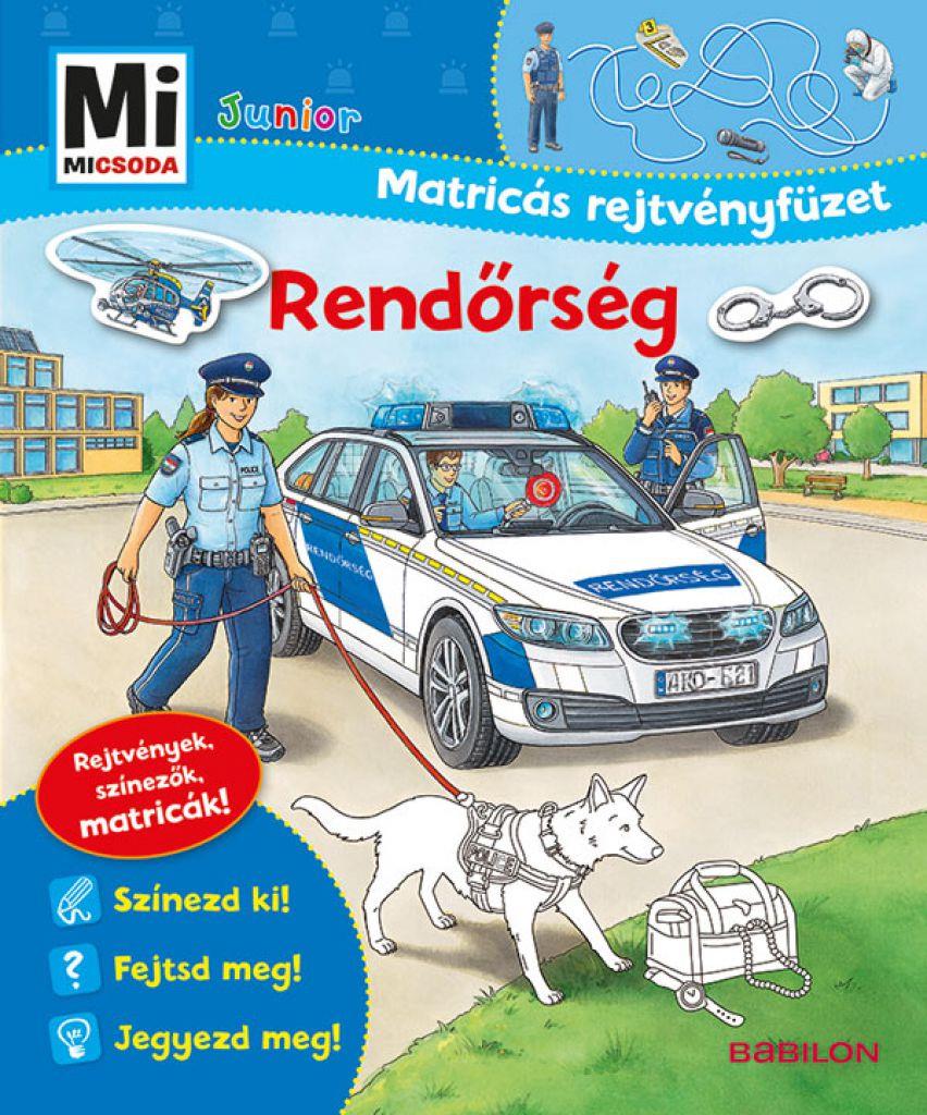 Rendőrség - Mi MICSODA Junior Matricás rejtvényfüzet