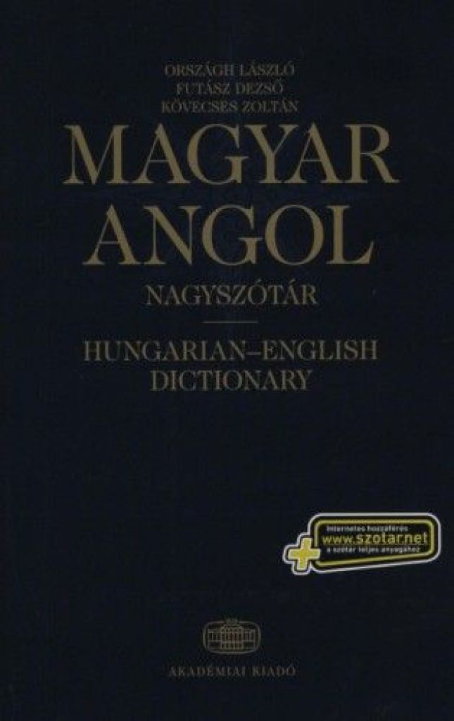 Magyar-angol nagyszótár+NET