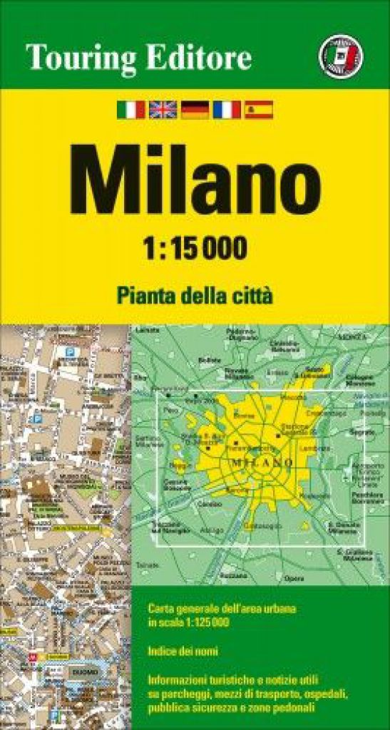 Milánó várostérkép - 1:15000