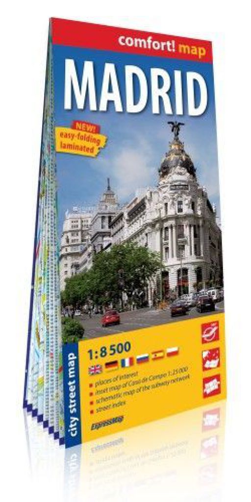 MADRID CITY STREET MAP 1:8 500