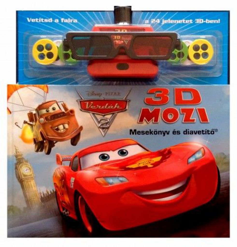 Disney Pixar Verdák 2. - 3D Mozi: Mesekönyv és diavetítő