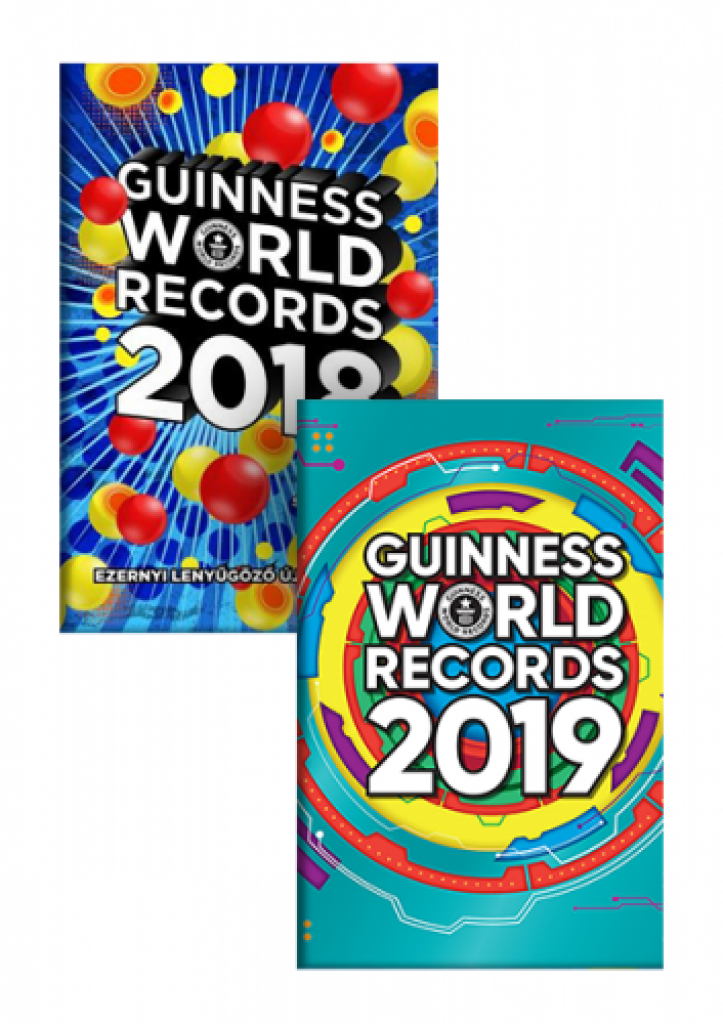 Guinness World Records 2019 és 2018 - könyvcsomag