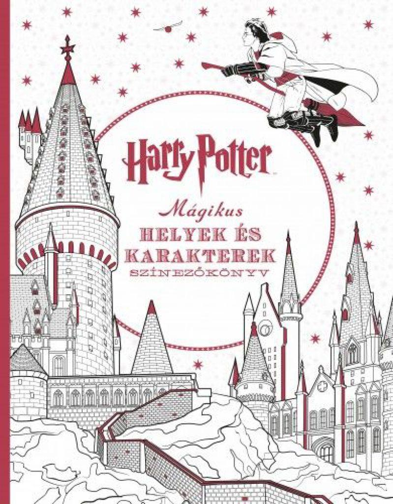 Harry Potter – Mágikus helyek és karakterek színezőkönyv