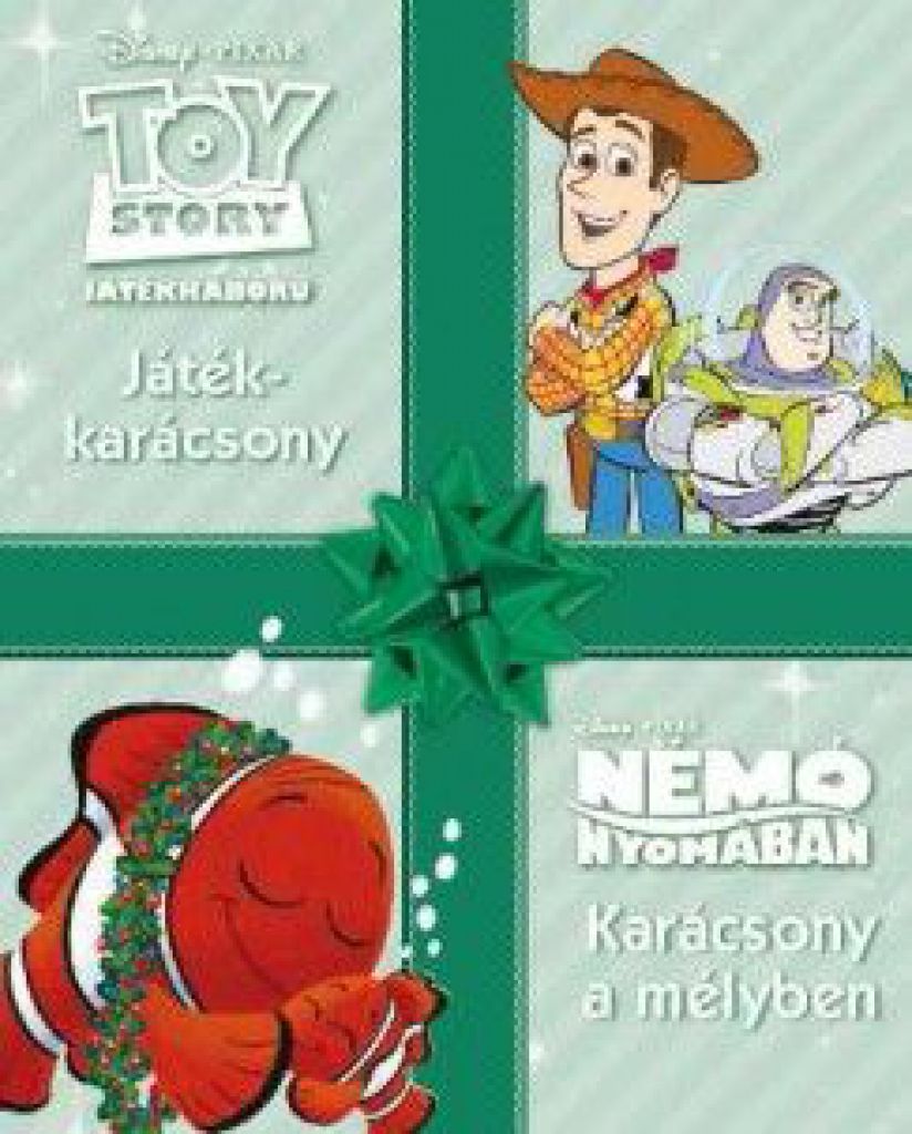 Disney mesék - Toy story - Játékkarácsony - Némó nyomában - Karácsony a mélyben
