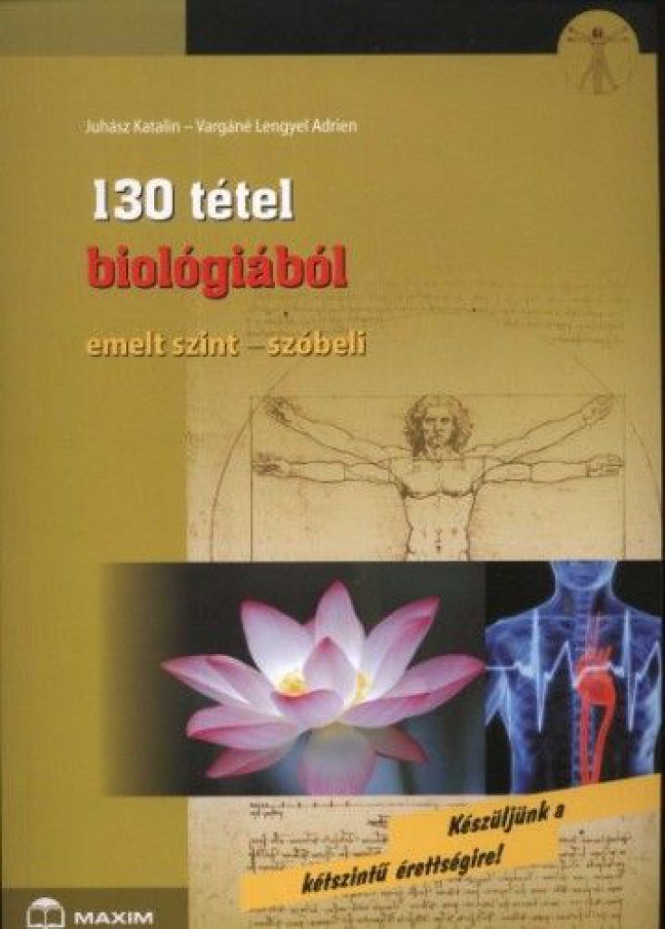 130 tétel biológiából Emelt szint-szóbeli