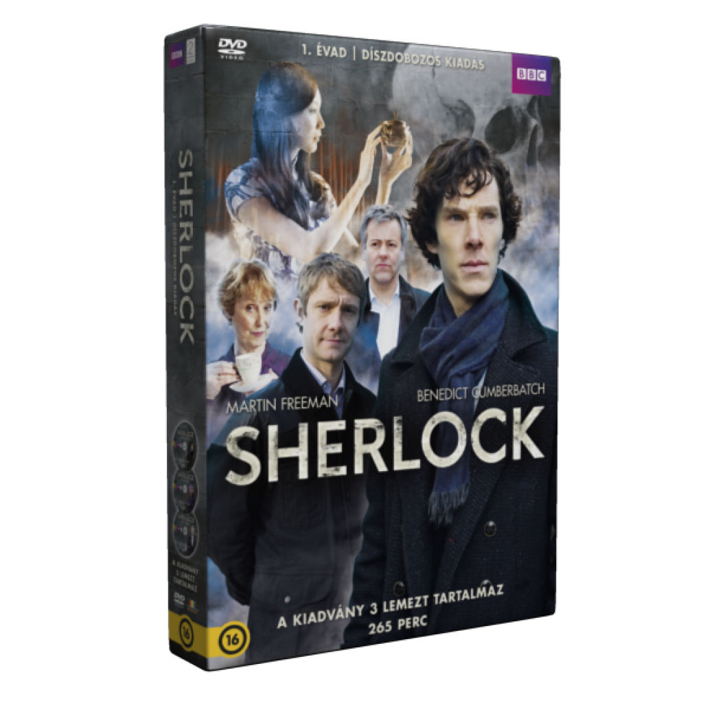 Sherlock díszdoboz 1. évad - 3 DVD