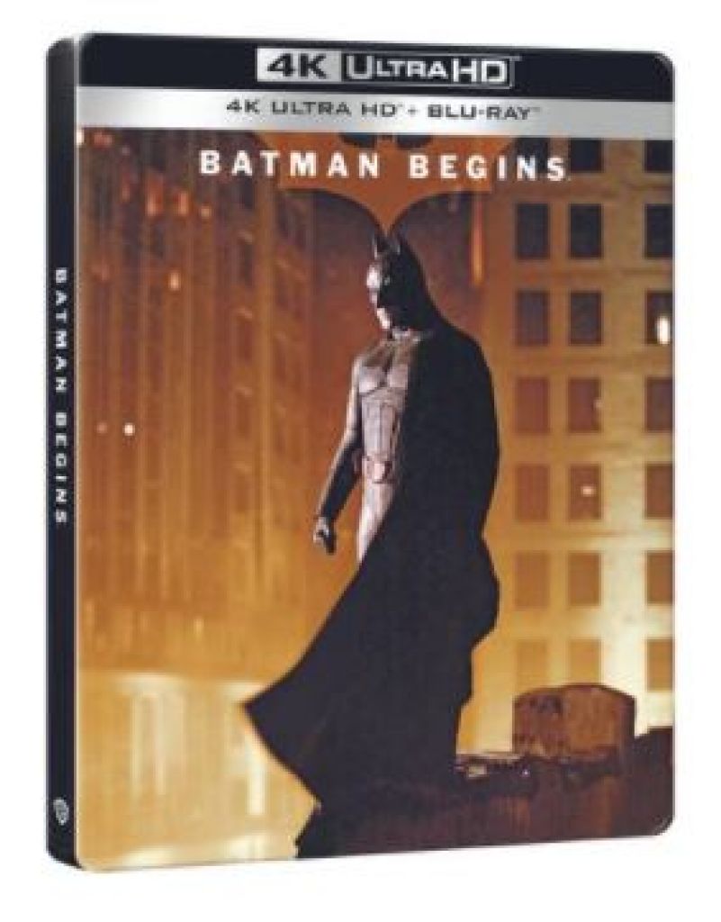 Christopher Nolan - Batman Kezdődik (UHD + 2 BD) - limitált, fémdobozos változat (steelbook)