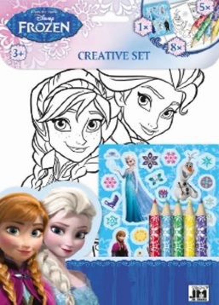 Disney: Frozen - színezőkészlet matricákkal