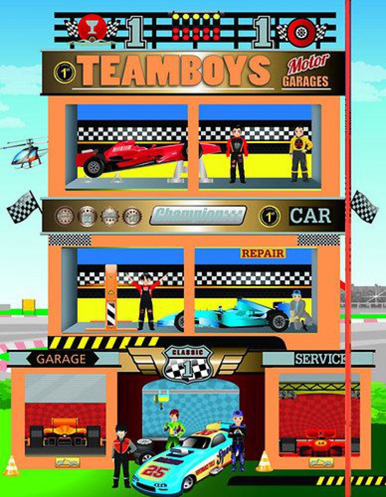TeamBoys House - Motor Garages
