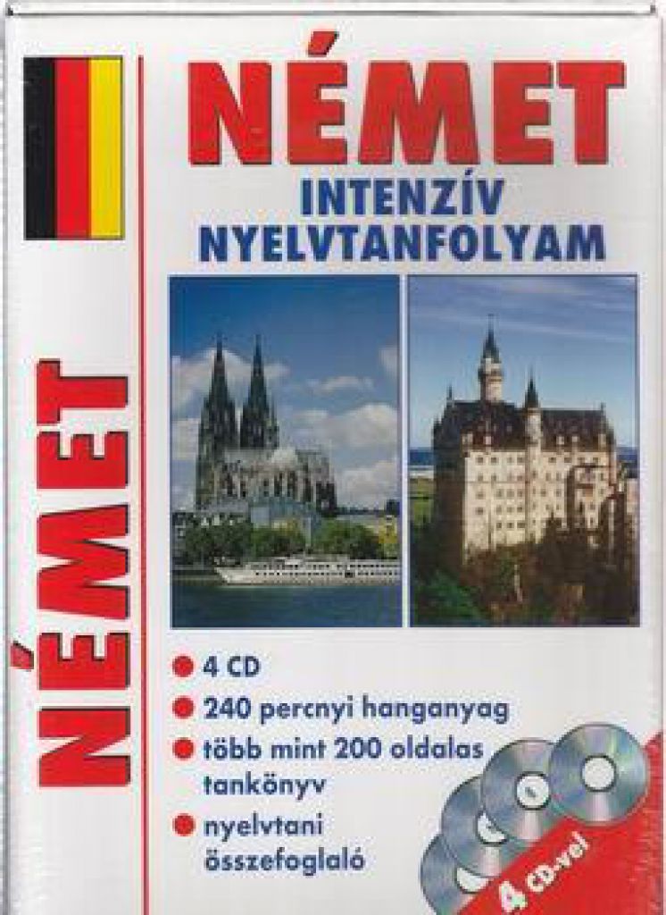 Német intenzív nyelvtanfolyam - 4 CD-vel