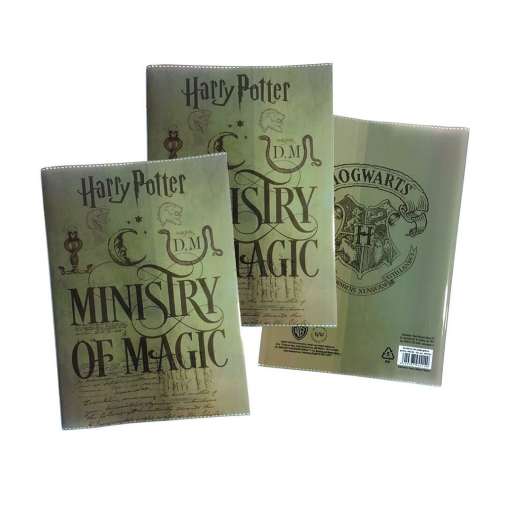 Füzetborító A5, műanyag, színes Harry Potter