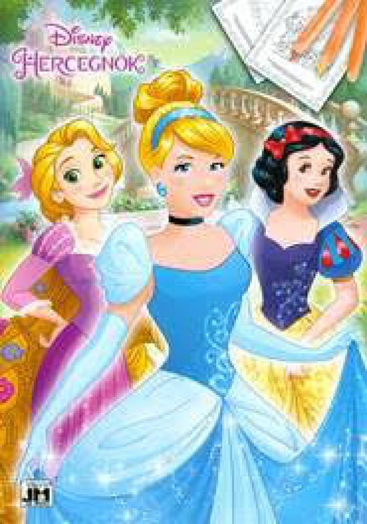 Disney Hercegnők - A/4 színező