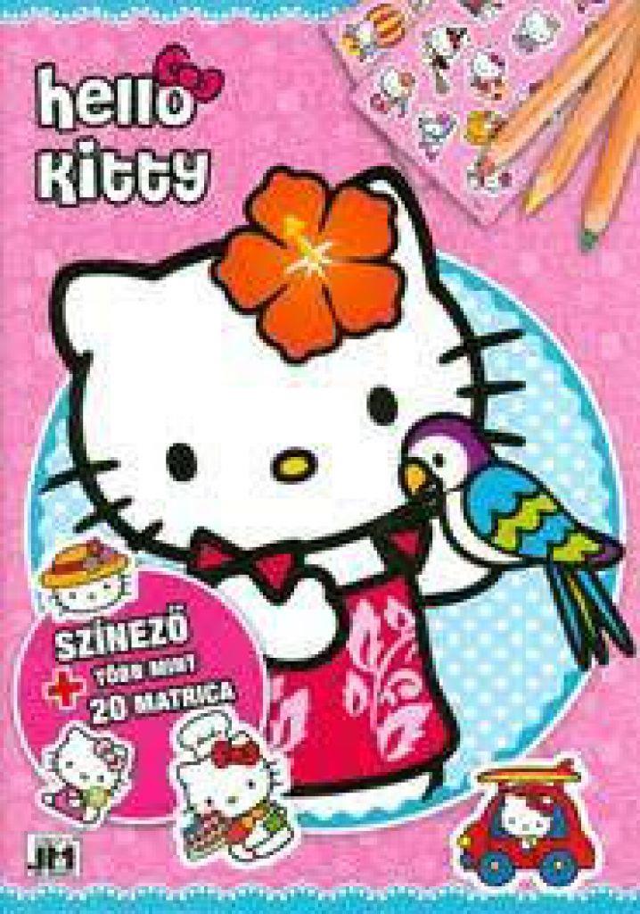 Hello Kitty - A/4 matricás színező