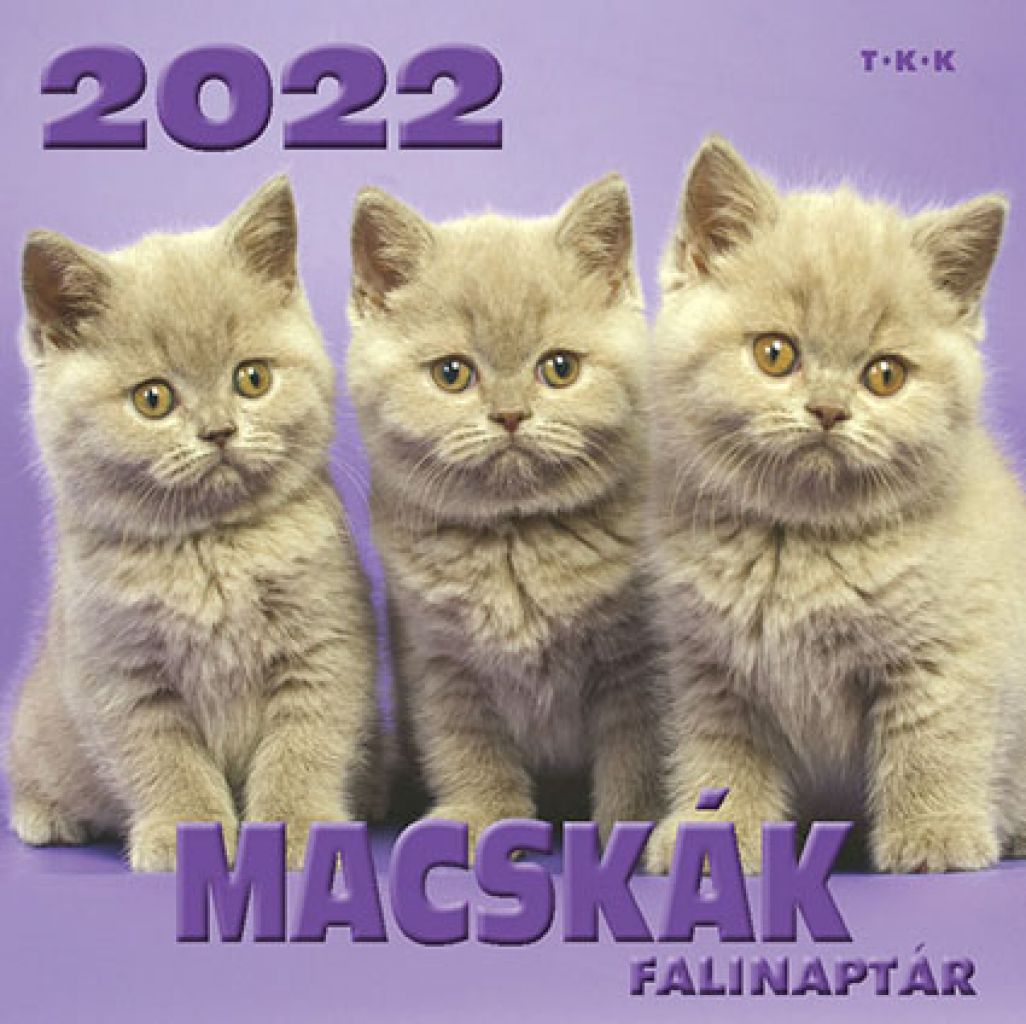 Macskák  Falinaptár 2022
