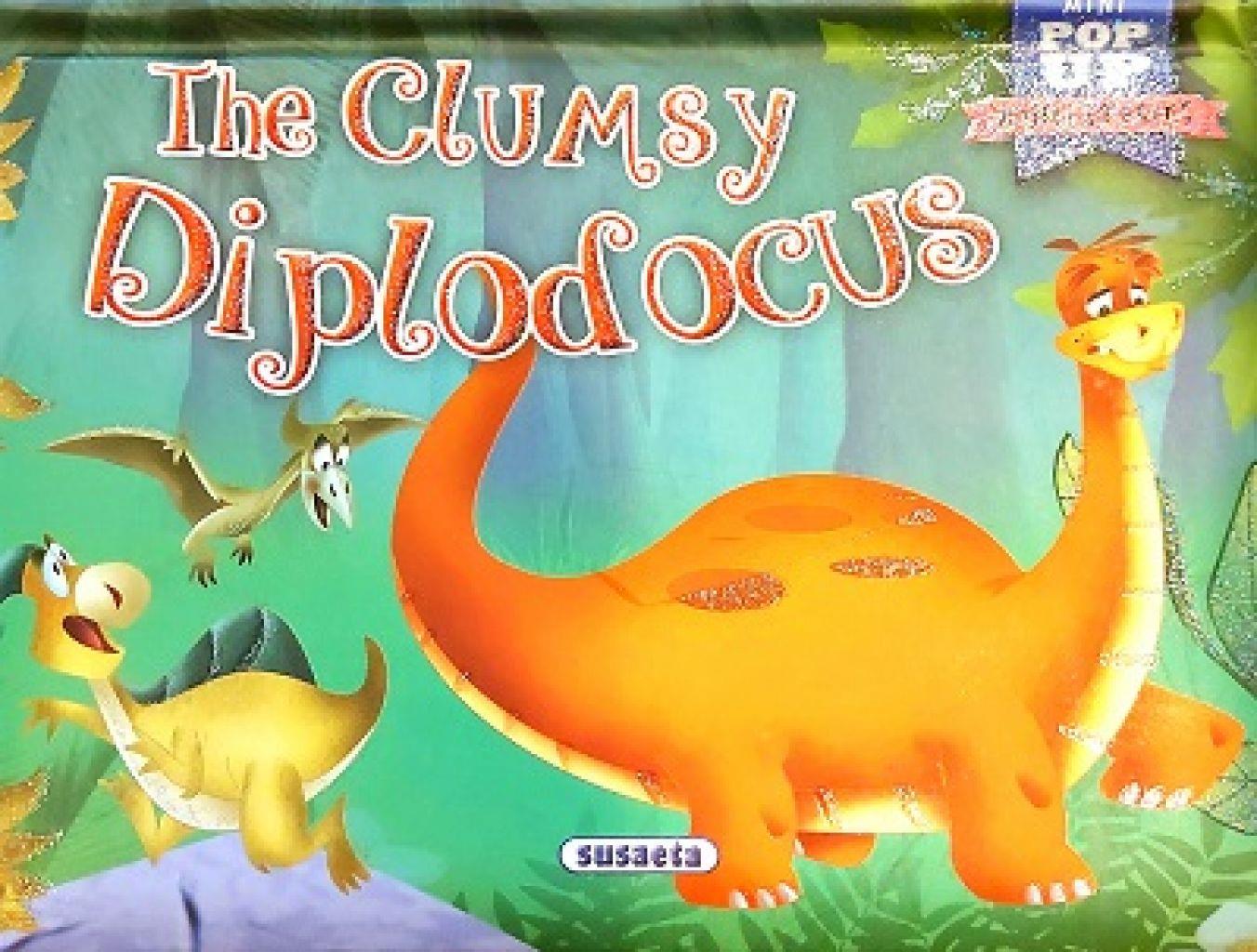 Napraforgó - Mini-Stories pop up - The clumsy diplodocus