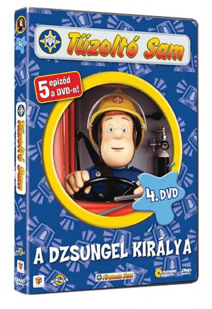 Tűzoltó Sam 4. - A dzsungel királya - DVD