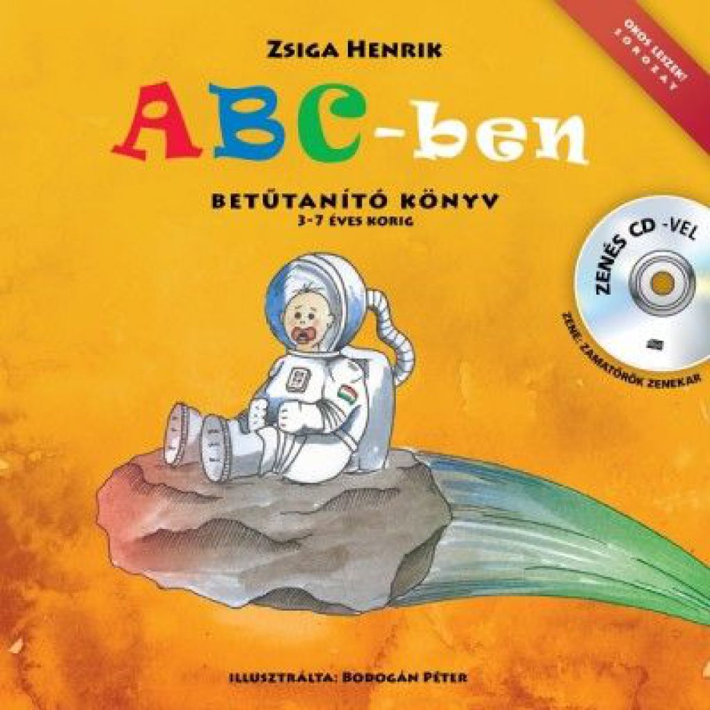 ABC-ben betűtanító könyv - zenés CD-vel