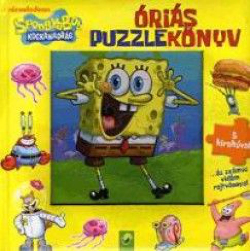 SpongyaBob Kockanadrág - Óriás puzzlekönyv