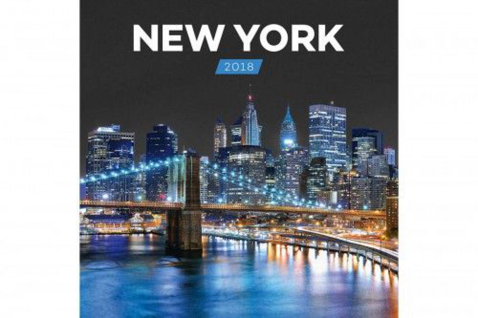 New York 2018 - Naptár